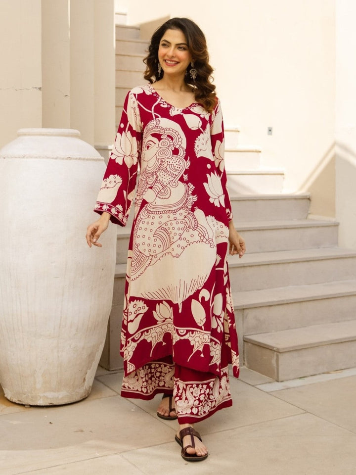 Karen persian cotton kurta pant set