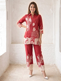Akshara canta printed Cotton co-ord set