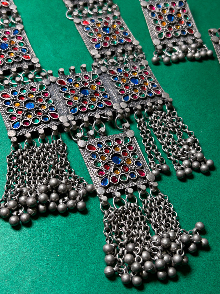 Antara Oxidised necklace set