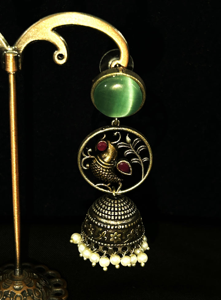 Antara Oxidised Earrings