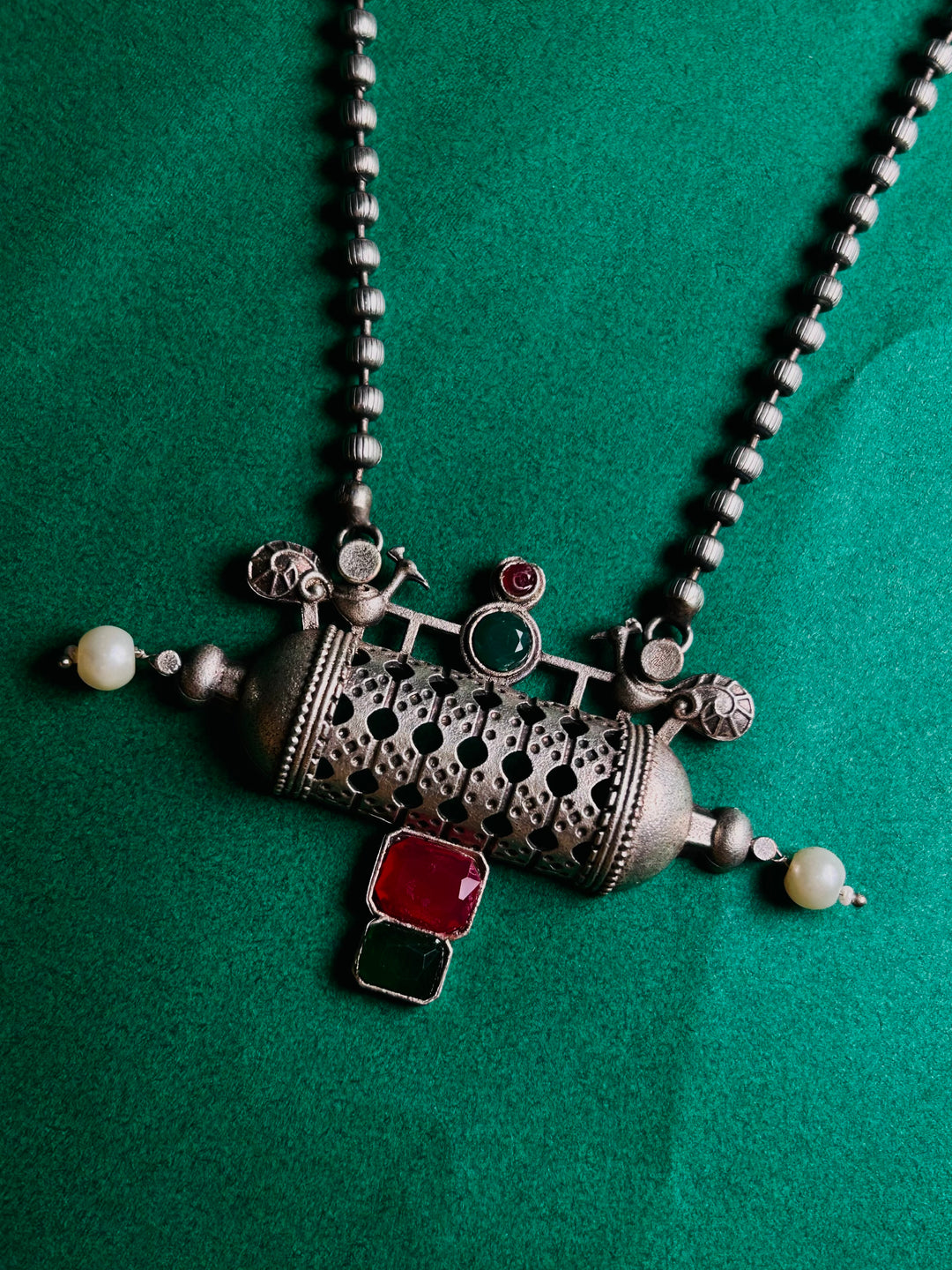 Antara Oxidised necklace set