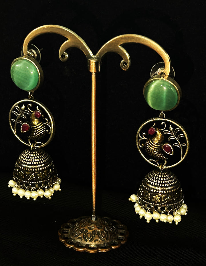 Antara Oxidised Earrings