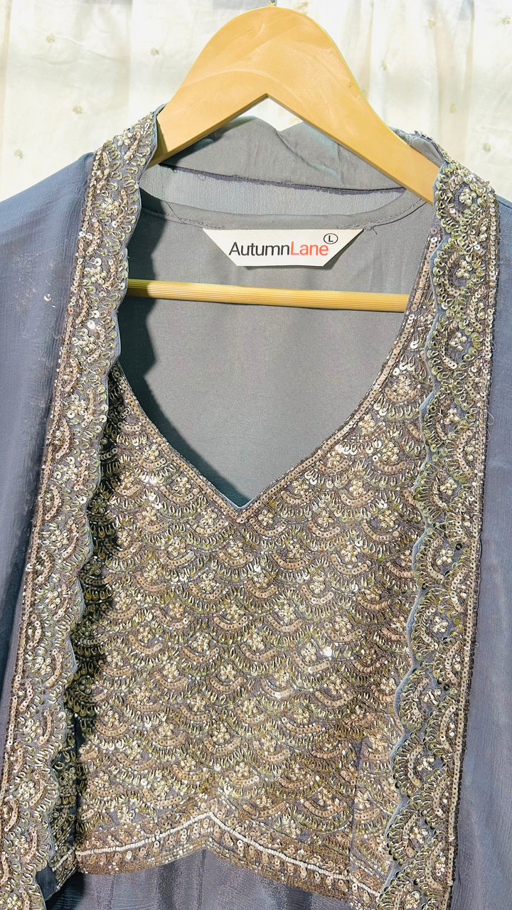 Rasa Hibis Handwork Luxury Fusion Wear Set