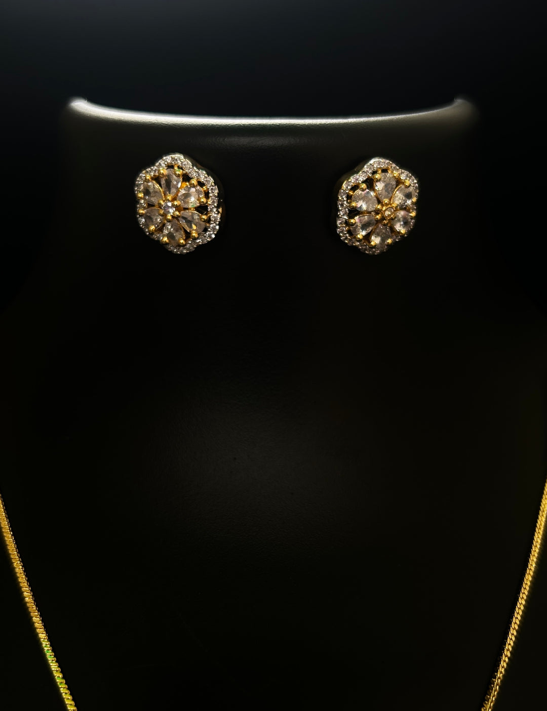 ANTAARA FLORAL STUD & PENDANT SET