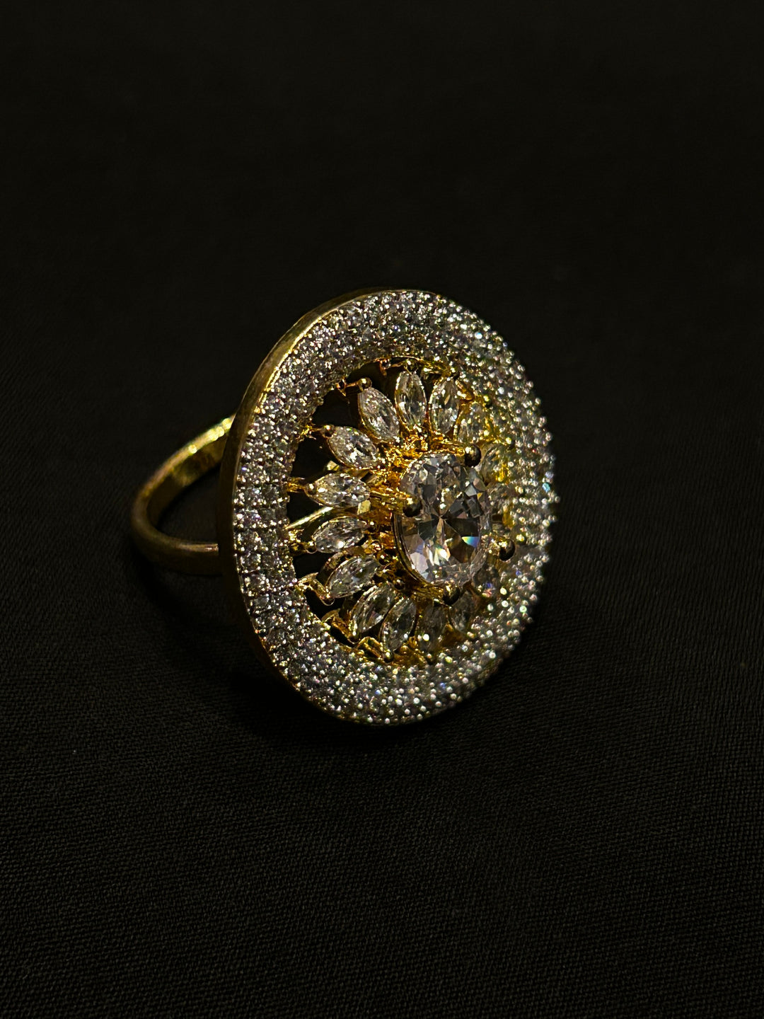 Antaara Circle of Life Cocktail Diamond Ring