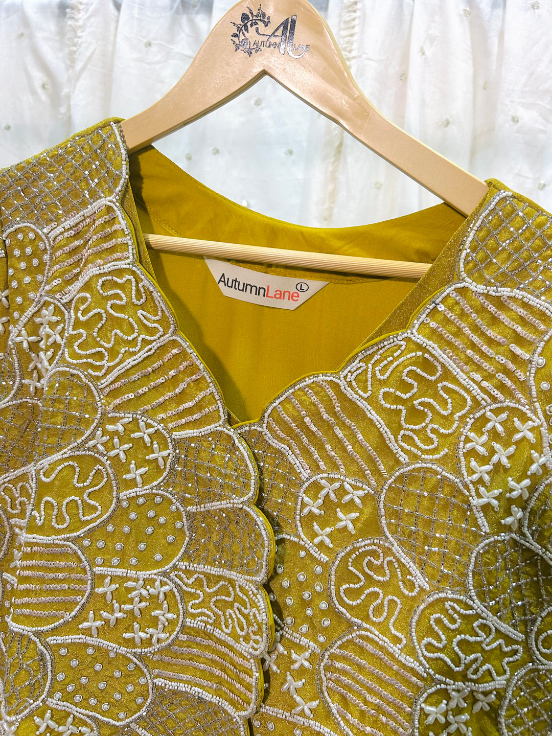 Rasa Sunshine Handwork Luxury Fusion Wear Gown