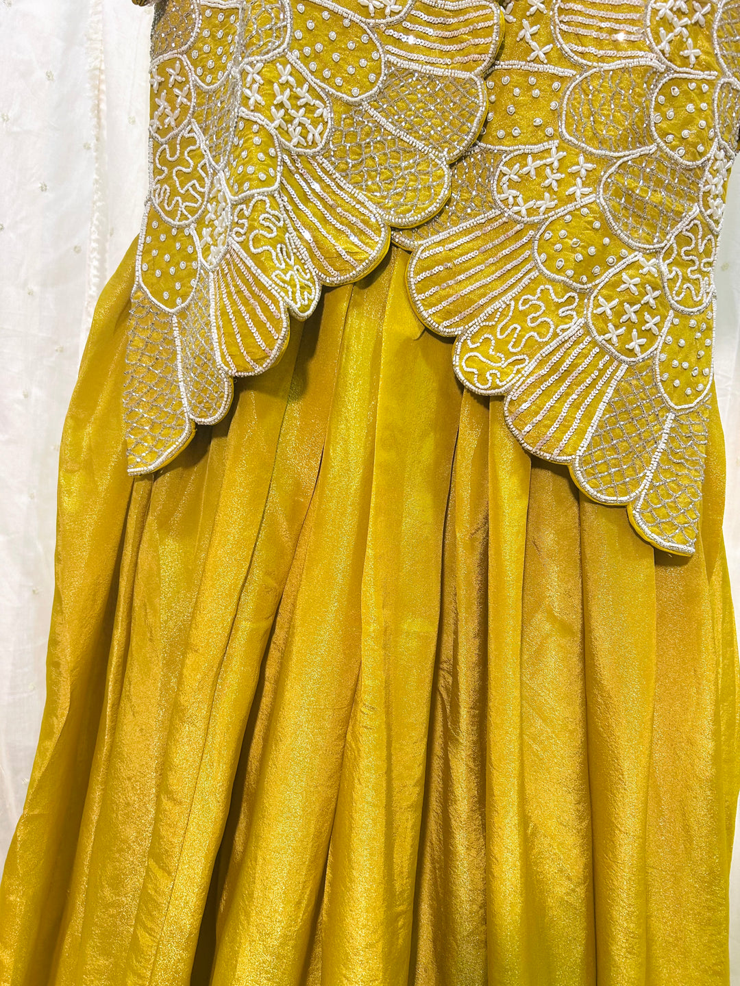 Rasa Sunshine Handwork Luxury Fusion Wear Gown