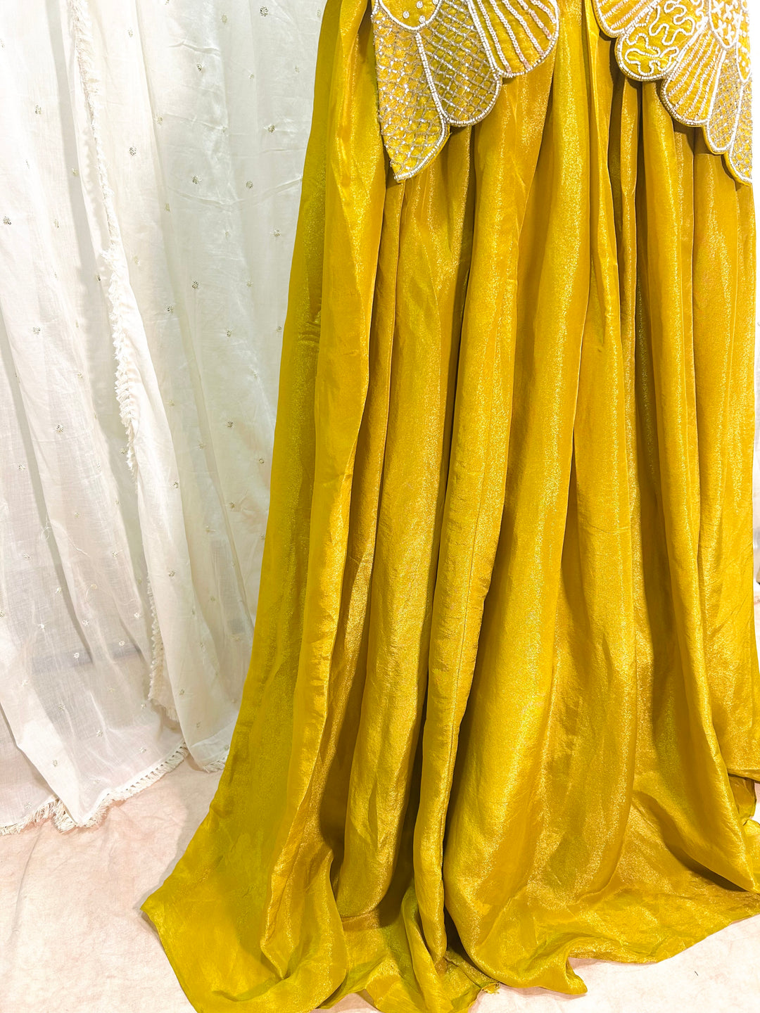 Rasa Sunshine Handwork Luxury Fusion Wear Gown