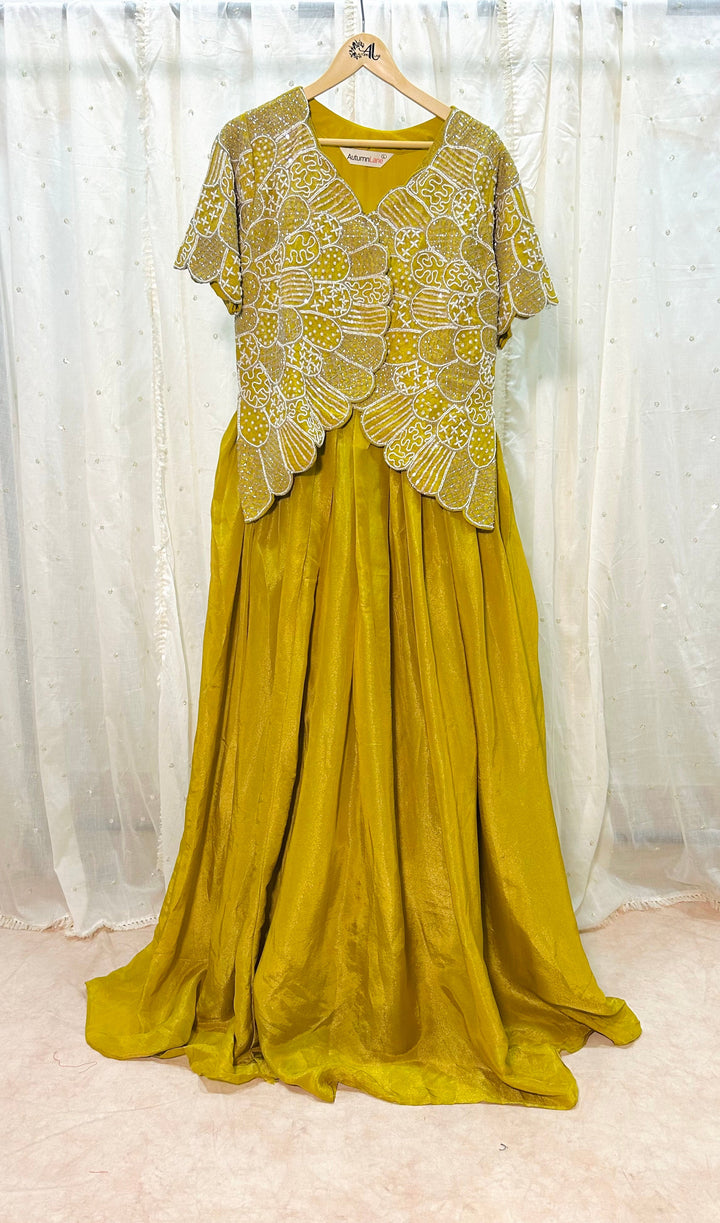 Rasa Sunshine Handwork Luxury Fusion Wear Gown