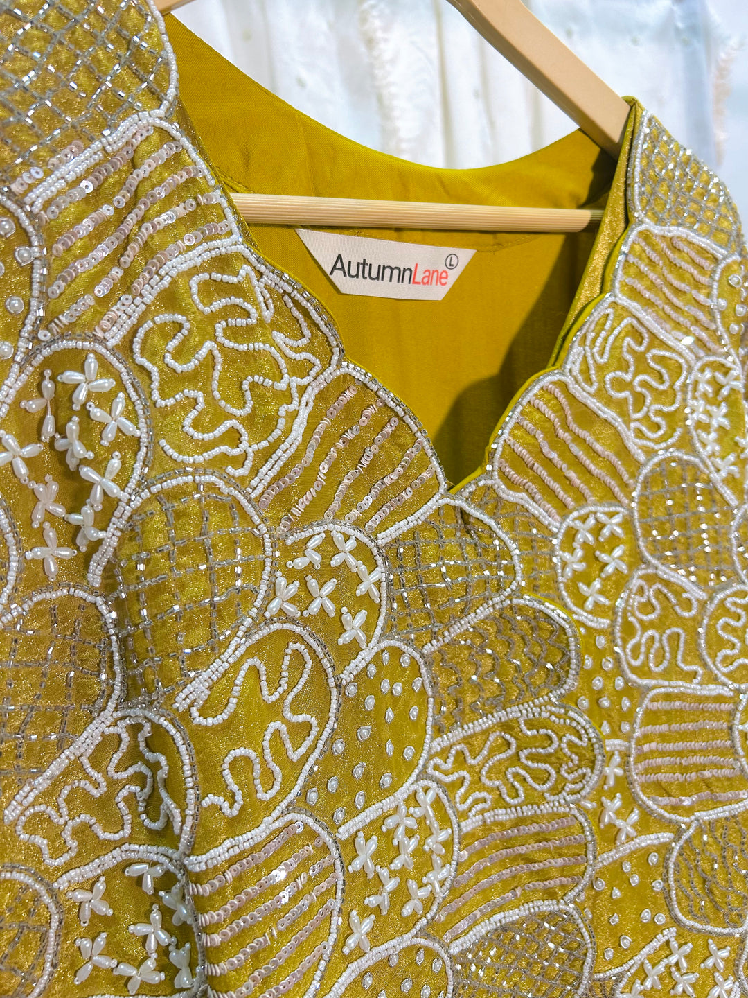 Rasa Sunshine Handwork Luxury Fusion Wear Gown