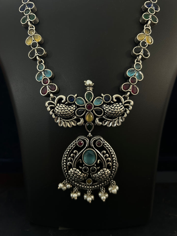 Antara Oxidised necklace set