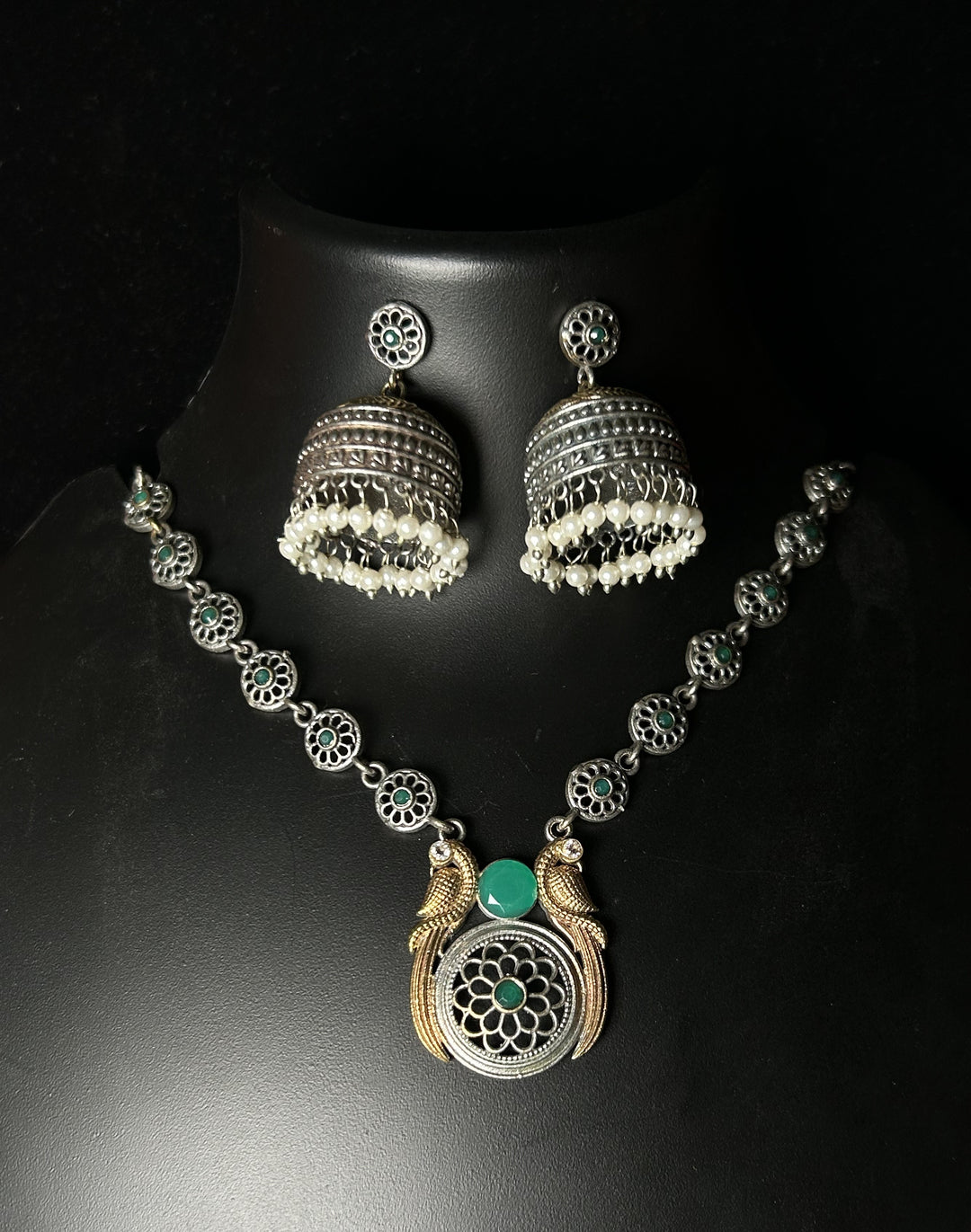 Antaara Oxidised necklace set