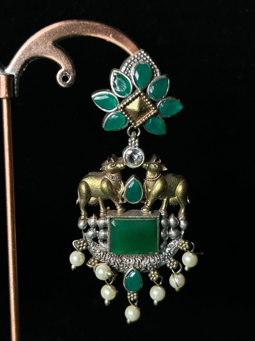 Antara Oxidised Earrings