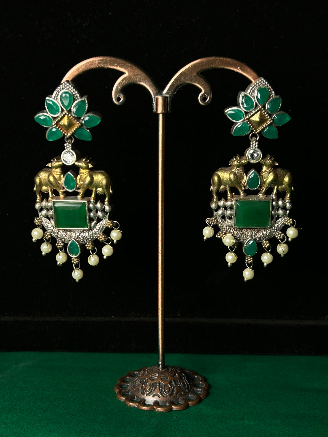 Antara Oxidised Earrings