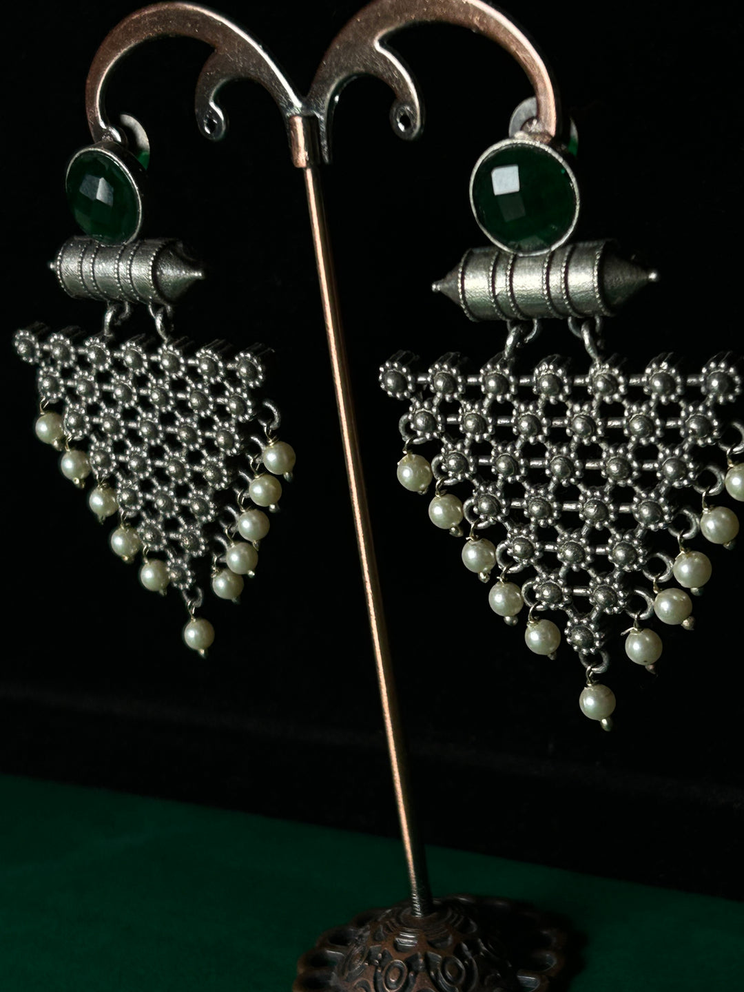 Antara Oxidised Earrings