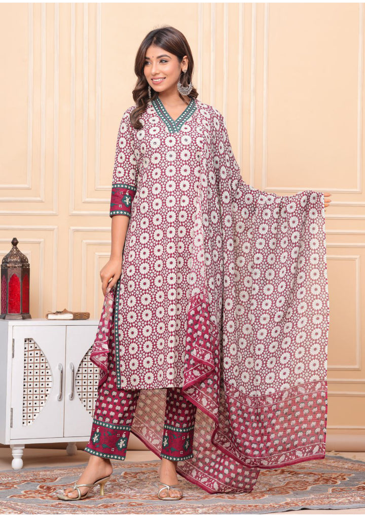 Reswas Pranik Cotton Suit Set