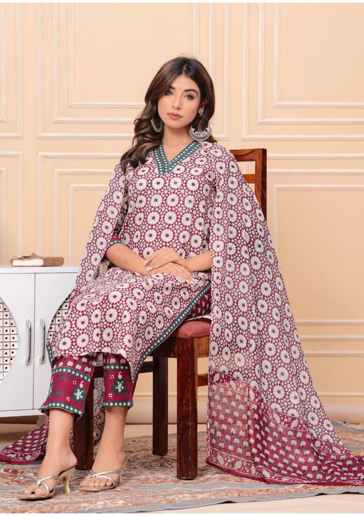 Reswas Pranik Cotton Suit Set