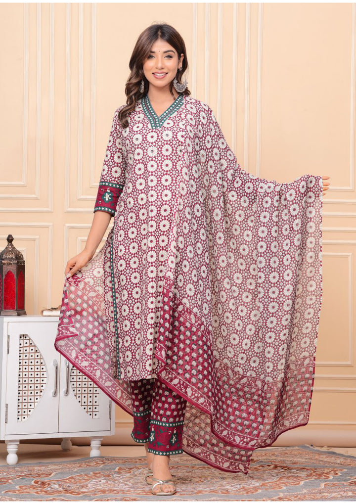 Reswas Pranik Cotton Suit Set