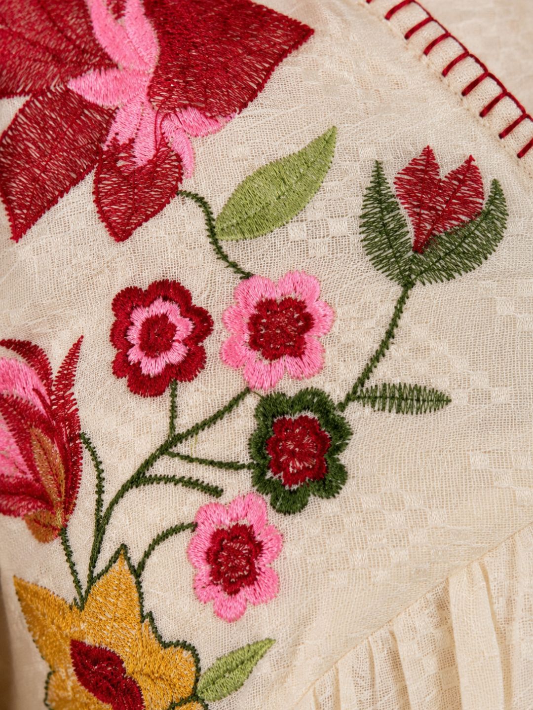 Hemal PearL Full Embroidery Dress ( with lining )