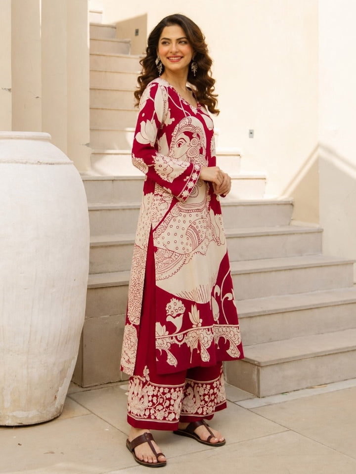 Karen persian cotton kurta pant set