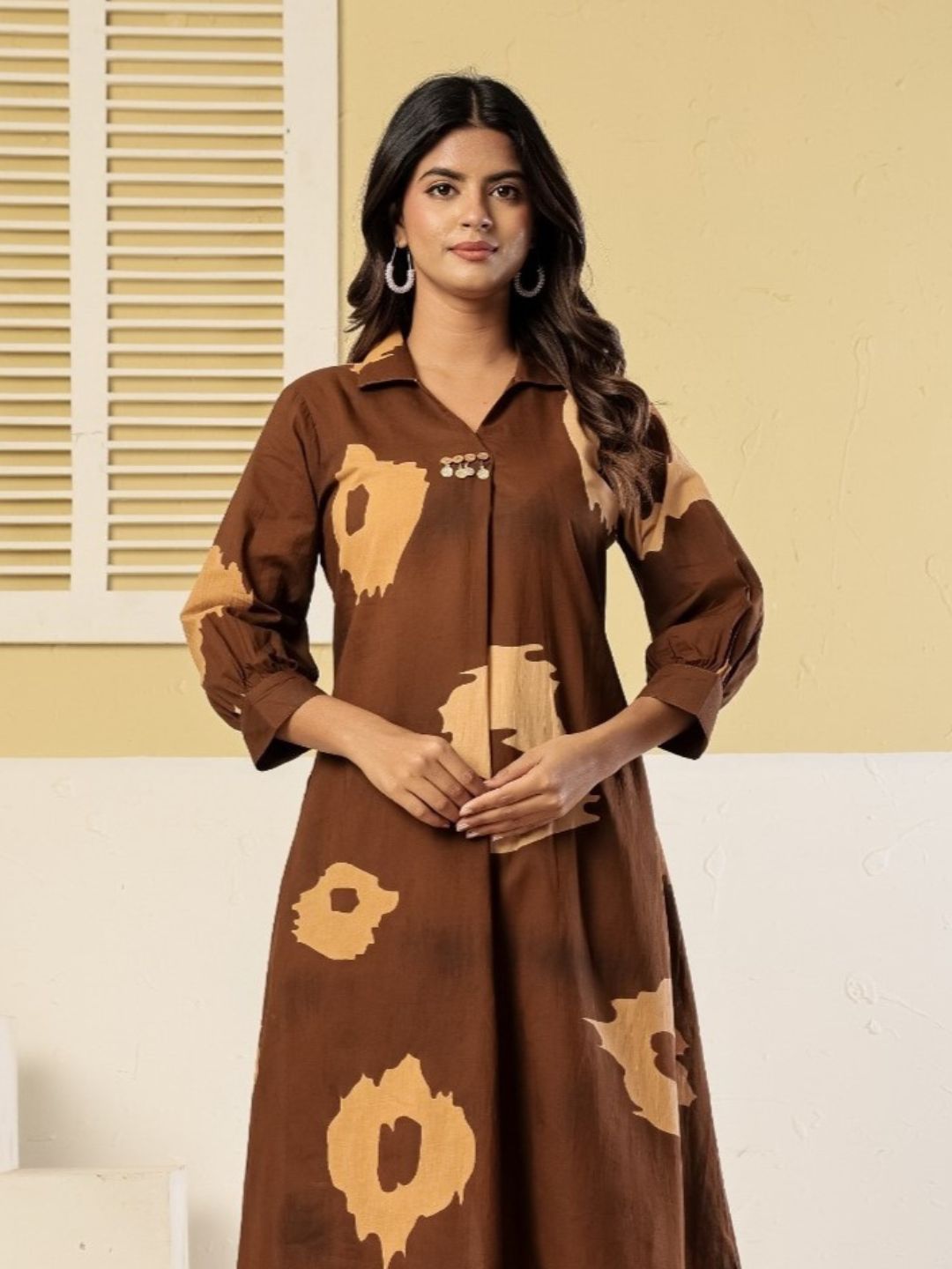 Poppi Caramel cotton Co-ord Set