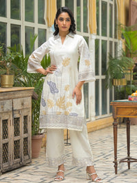 Dagdai Dove cotton printed co-ord set