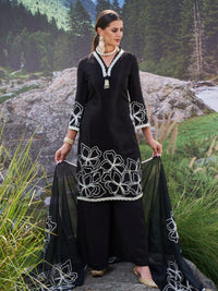VARIDHI BLACK EMBROIDERED SUIT SET