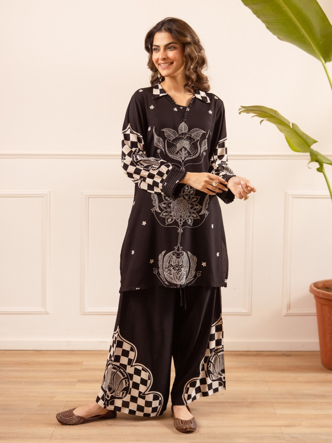 Kashvi Iris Cotton Kurta Pant Set