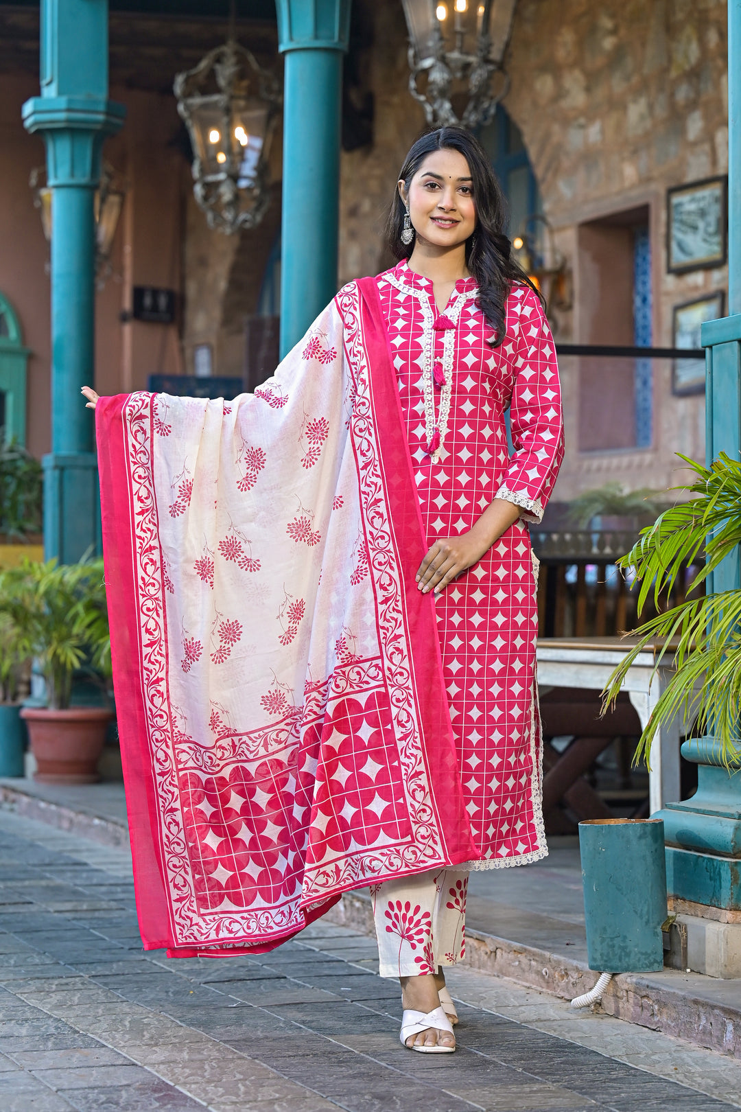 Bodhi Rose Pure Cotton Suit Set