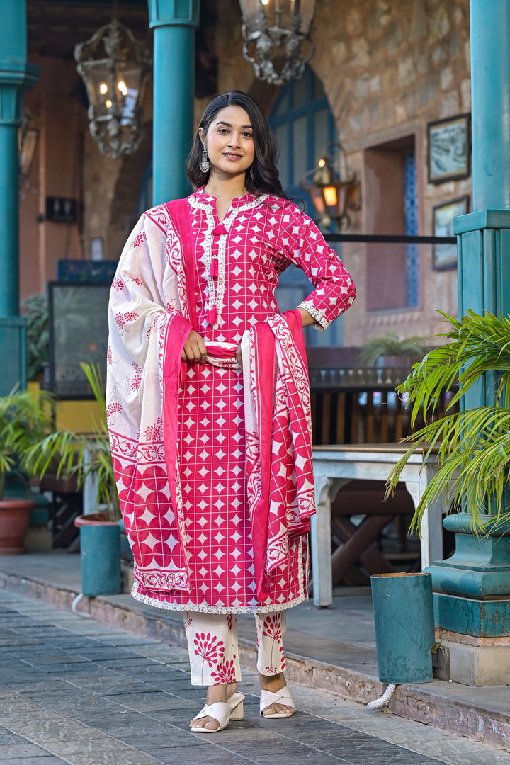 Bodhi Rose Pure Cotton Suit Set