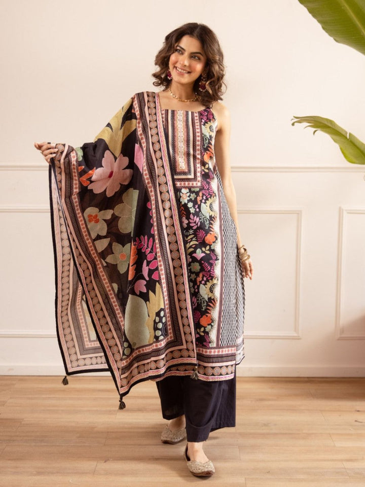 Karen Moonstone printed cotton suit set