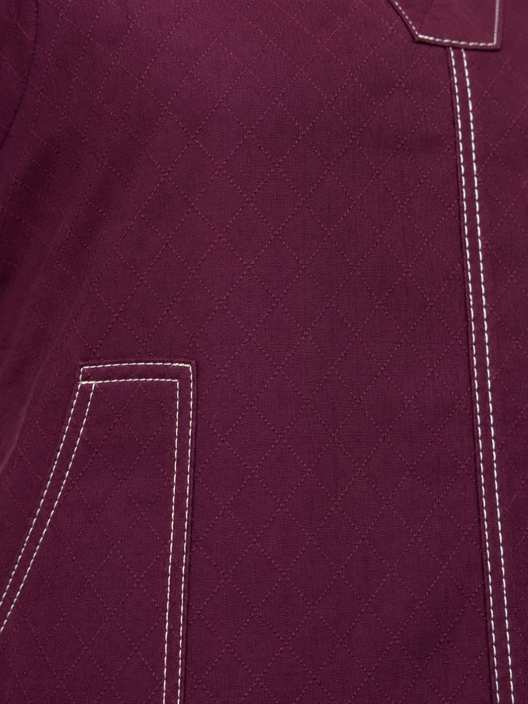 Akshara garnet cotton dress