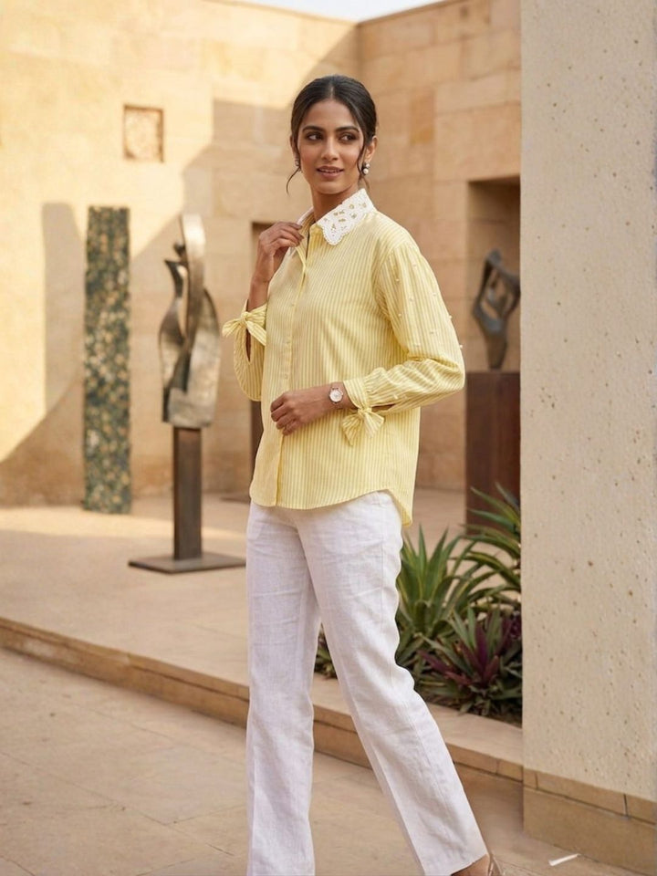 Mihika bumble cotton shirt