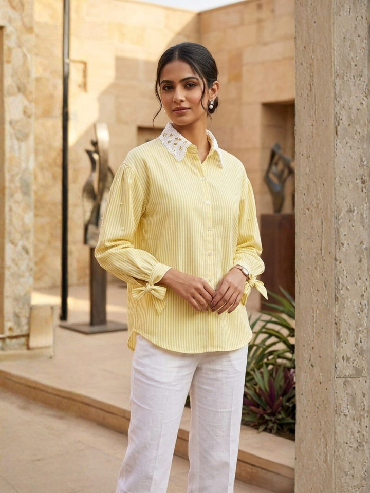 Mihika bumble cotton shirt
