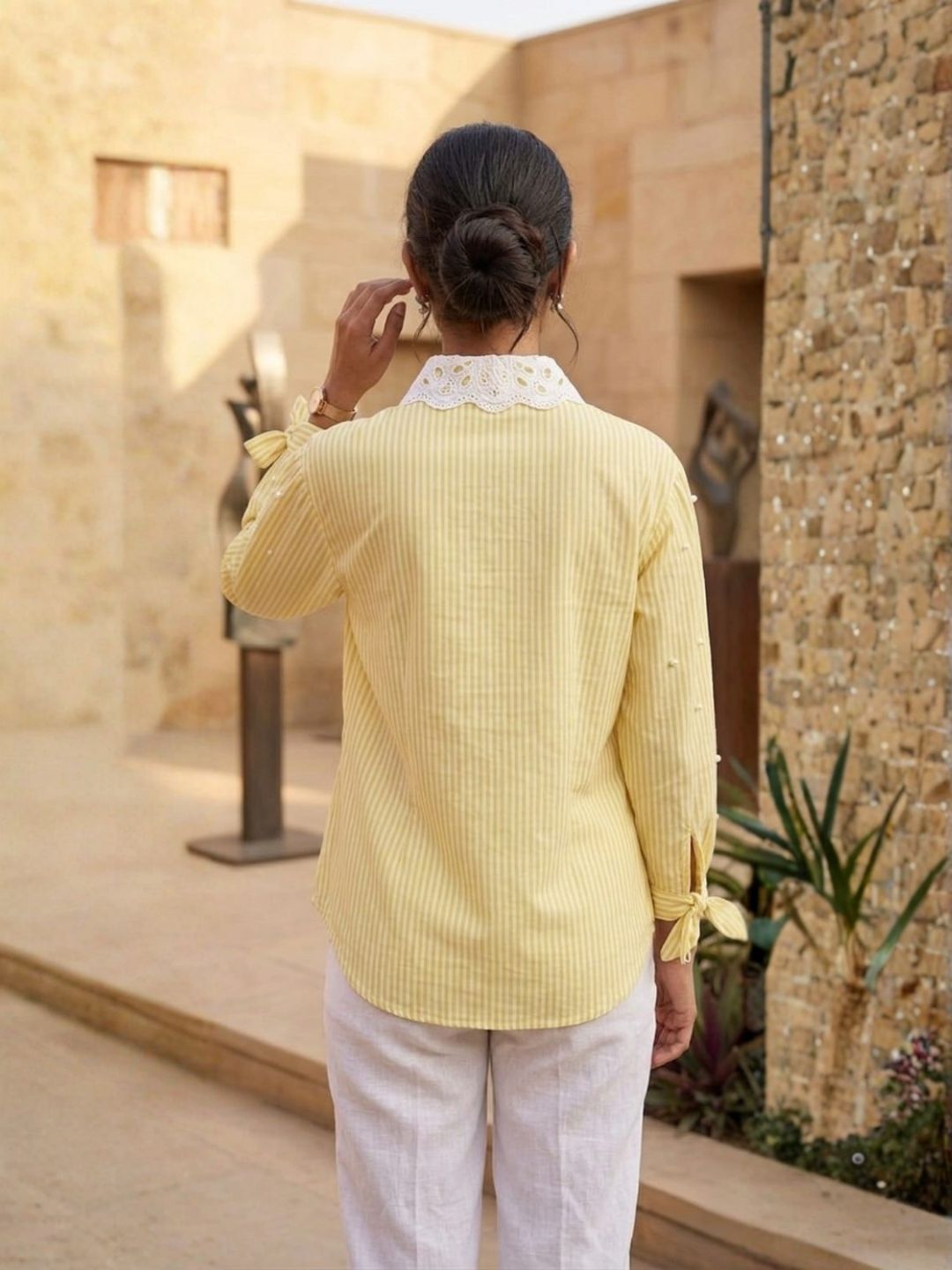 Mihika bumble cotton shirt