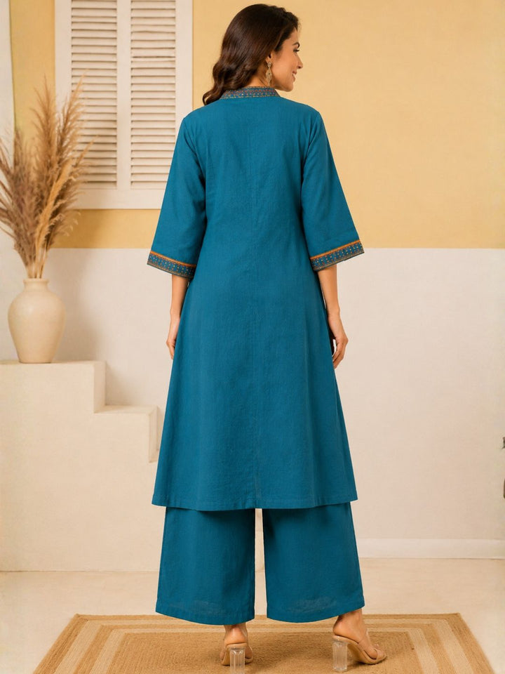 Chaitri Teal Fusion 3 pc set