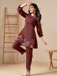 MODINA PEANUT APPLIQUE CO-ORD SET