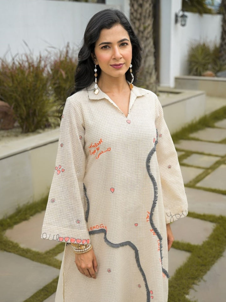 Tatva parch cotton kurta pant set