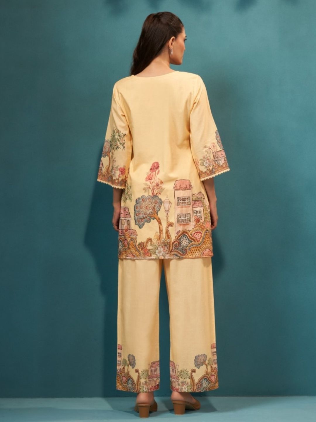 Itrh Chrome Cotton Co-Ord Set