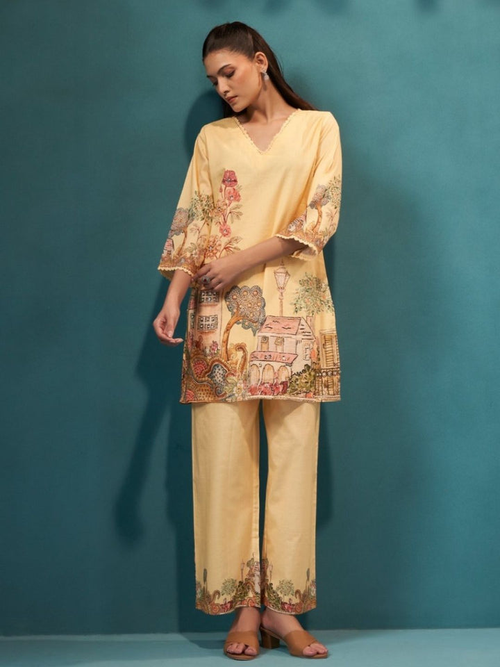 Itrh Chrome Cotton Co-Ord Set