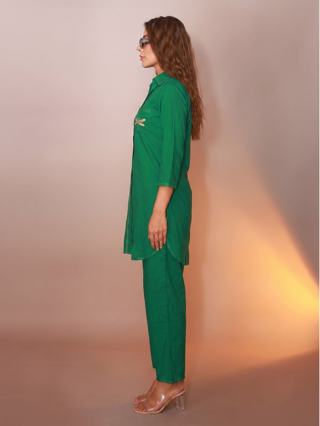 Jayti Fern Butterfly Cotton Co-ord Set