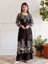 Aruna Jade Printed Kurta Pant Set