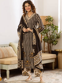 Kamli Sable Cotton Suit Set