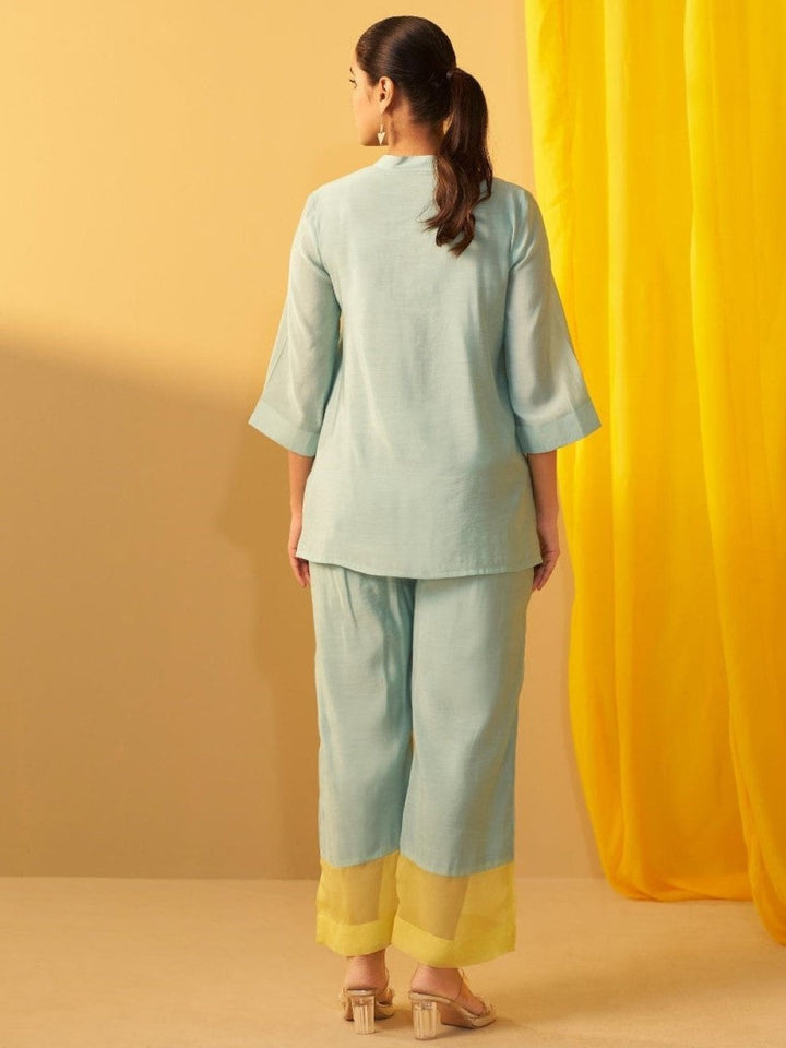 Tisca Sky Applique Co-ord Set