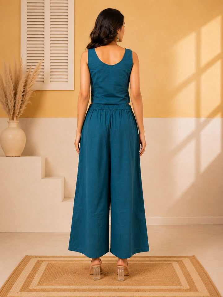 Chaitri Teal Fusion 3 pc set