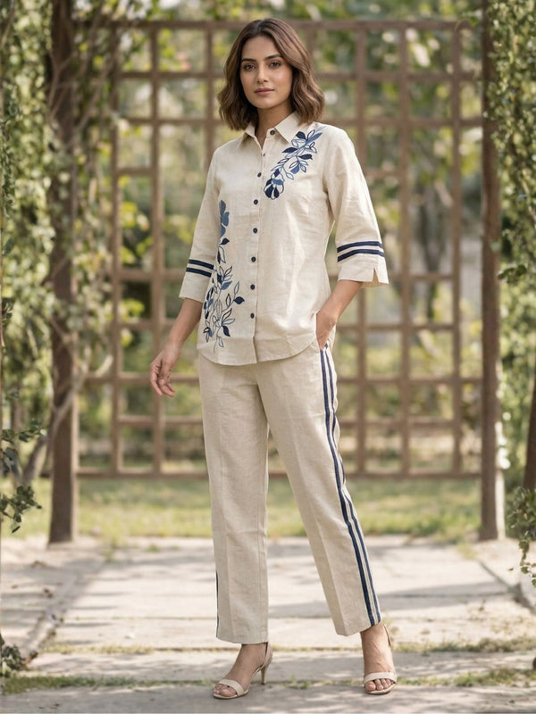Ridhika parch embroidery cotton co-ord set