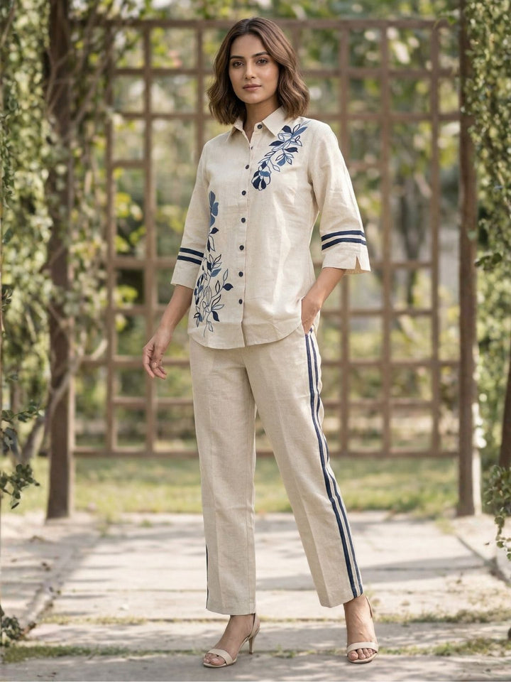 Ridhika parch embroidery cotton co-ord set