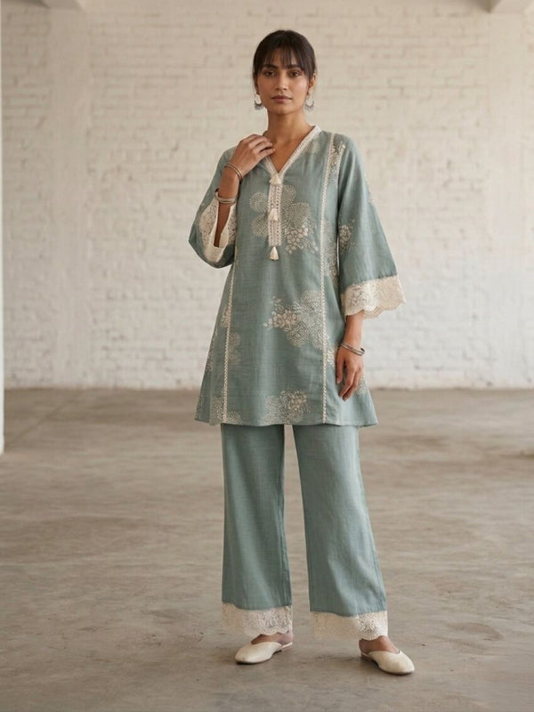 Swades flint cotton co-ord set