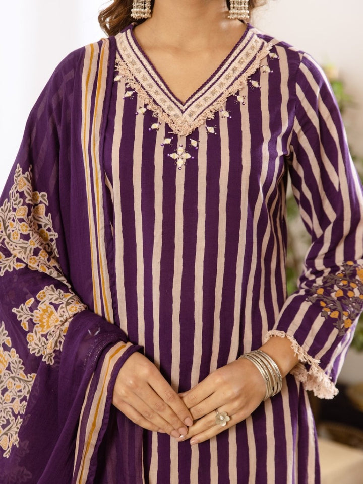 Kamli Iris Cotton Suit Set