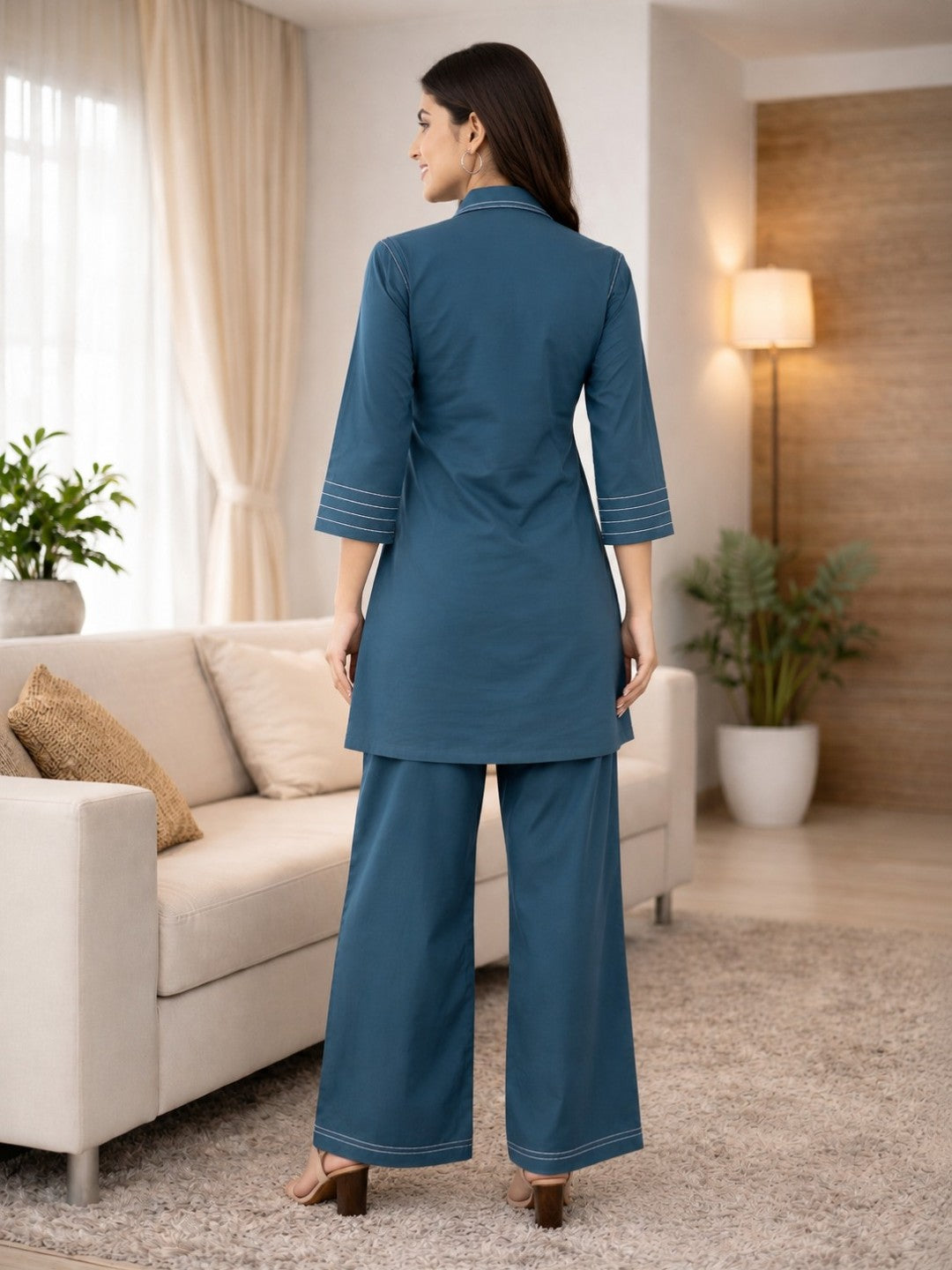 Akshara yale cotton co-ord set